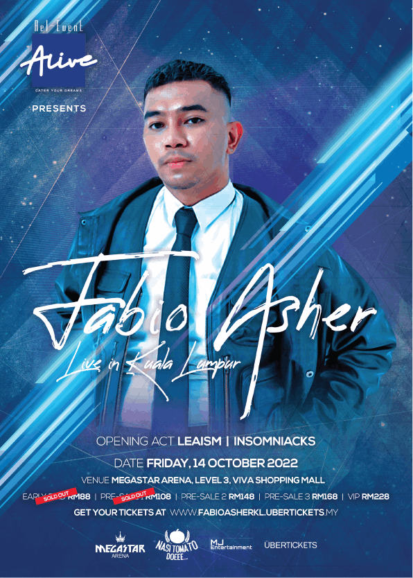 FABIO ASHER LIVE IN KUALA LUMPUR